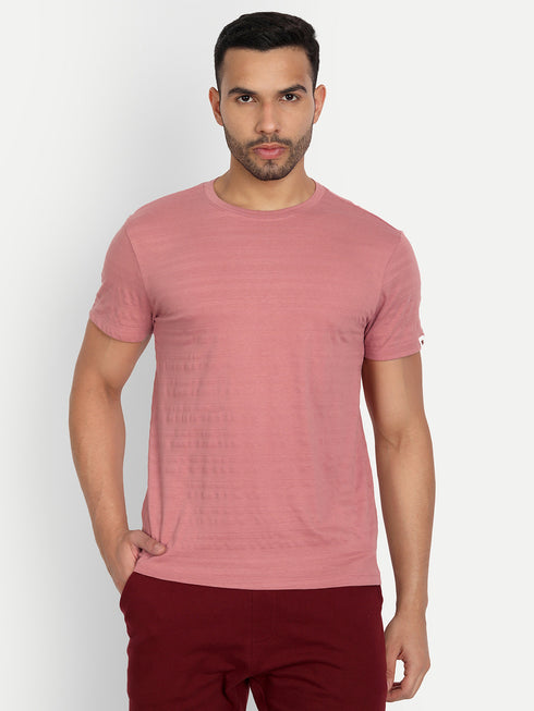 Men's Crew Neck STRUCTURED Tee Steel Grey